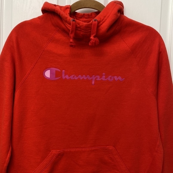 Champion Women’s Hoodie Red Medium - Picture 3 of 10